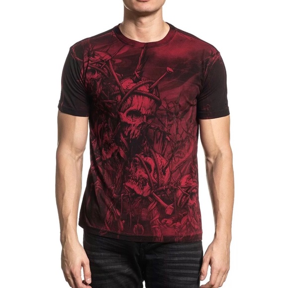 XTREME COUTURE by AFFLICTION Men T-Shirt HEADHUNTER - Picture 6 of 8